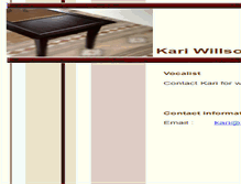 Tablet Screenshot of kariwillson.com